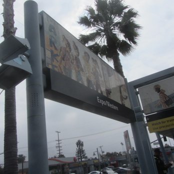 MTA EXPO - WESTERN STATION - Train Stations Near Me - Los Angeles, California