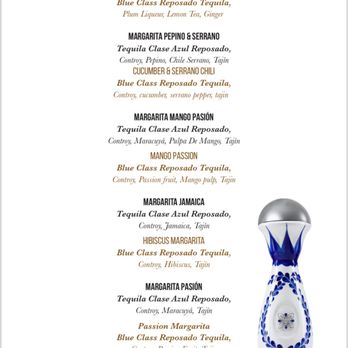 Le Kliff - Premium Margarita menu - Seafood Near Me - Boca de Tomatlán, JAL