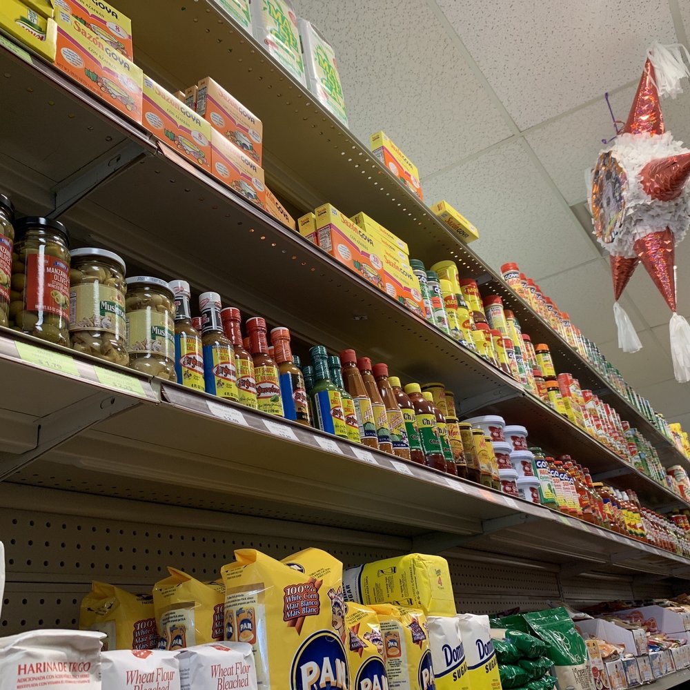 La Fuente Supermarket - The second shelf down is full of hot sauces - Grocery Near Me - Indianapolis, Indiana