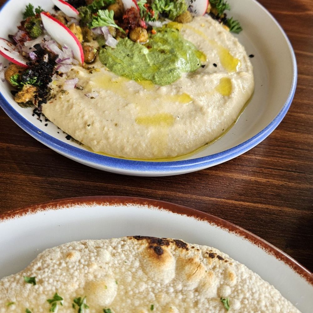 Alora Social - Tahini hummus. DELICIOUS - Mediterranean Near Me - San Ramon, California Alora Social - Tahini hummus. DELICIOUS - Mediterranean Near Me - San Ramon, California