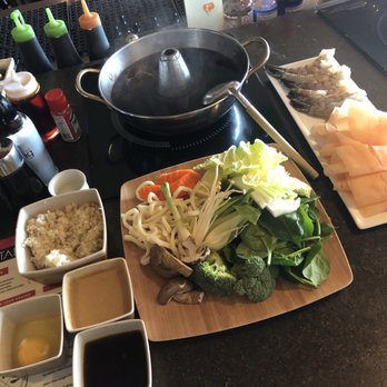 Tabu Shabu - Costa Mesa - 2 item combo: chicken and shrimp protein - Japanese Near Me - Costa Mesa, California