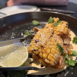 Deep fried corn ribs appetizer