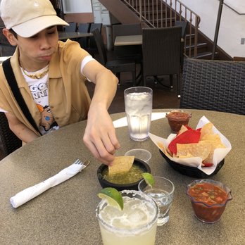 Avila's El Ranchito - My son trying the green salsa I asked for. - Mexican Near Me - San Clemente, California Avila's El Ranchito - My son trying the green salsa I asked for. - Mexican Near Me - San Clemente, California