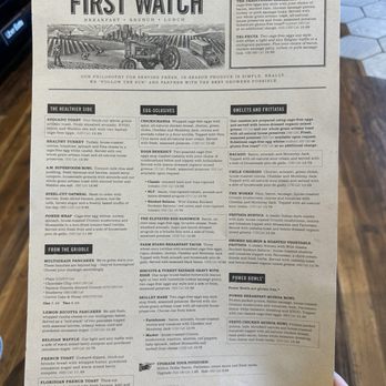 First Watch - Menu - Breakfast & Brunch Near Me - Mesa, Arizona