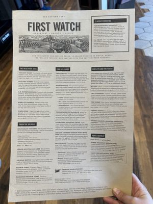 Menu photo 2 First Watch Mesa, AZ