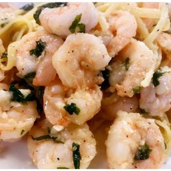 Parise Eats - Shrimp Scampi over Linguine