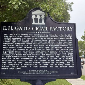 Eduardo Gato Cigar Factory - Landmarks & Historical Buildings Near Me - Key West, Florida Eduardo Gato Cigar Factory - Landmarks & Historical Buildings Near Me - Key West, Florida