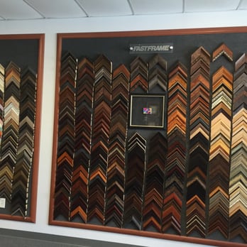 FastFrame - Durham - You could spend all day here picking out frames. Frame samples are Velcro so you can take it off to see what you like. - Framing Near Me - Durham, North Carolina