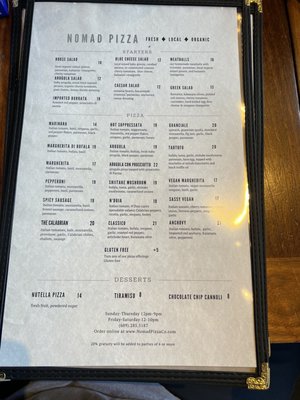 Menu photo 8 Nomad Pizza Princeton, NJ Menu photo 8 Nomad Pizza Princeton, NJ