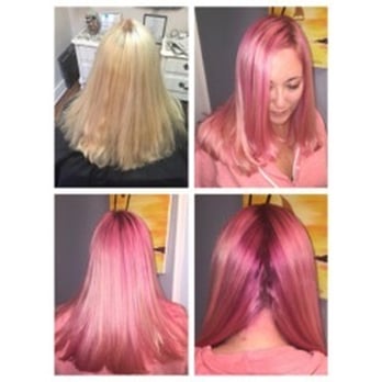 Design By Christie - Platinum to pink!! - Hair Stylists Near Me - Scottsdale, Arizona Design By Christie - Platinum to pink!! - Hair Stylists Near Me - Scottsdale, Arizona