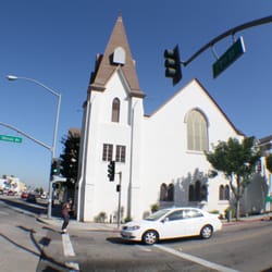 Long Beach Skate Co - View of Church next door on corner of East 7th St. & Obispo Ave - Look for the steeple, thats where you will find us.