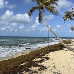 the first beach we visited on the tour
