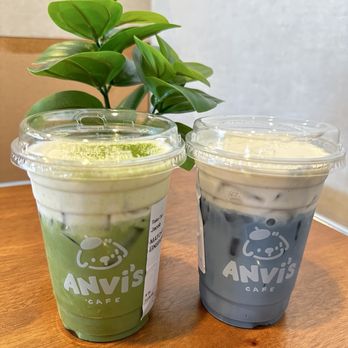 Anvi's Cafe - Matcha einspanner and blue Thai tea - Vietnamese Near Me - Costa Mesa, California Anvi's Cafe - Matcha einspanner and blue Thai tea - Vietnamese Near Me - Costa Mesa, California