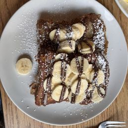 Banana nutella French toast Banana nutella French toast
