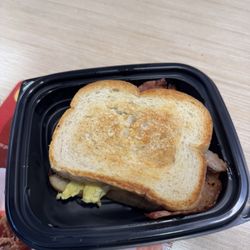 Huddle House - Bacon scramble egg and cheese on Texas toast