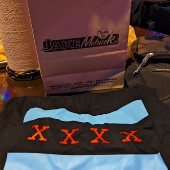 Jake Melnick's Corner Tap - Wing Challenge shirt (Finished them in just over 6 minutes) - Sports Bars Near Me - Chicago, Illinois Jake Melnick's Corner Tap - Wing Challenge shirt (Finished them in just over 6 minutes) - Sports Bars Near Me - Chicago, Illinois