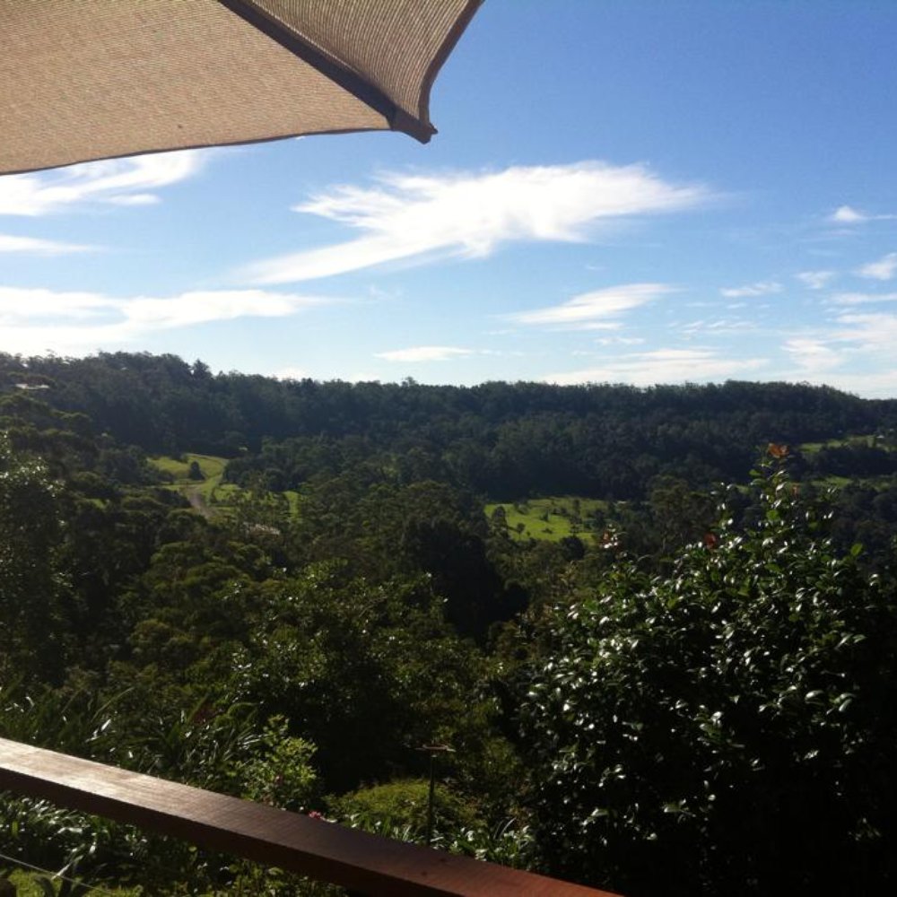 St Bernards Hotel - View from the Balcony (Beer Garden) at St. Bernards - Restaurants Near Me - Mount Tamborine, QLD