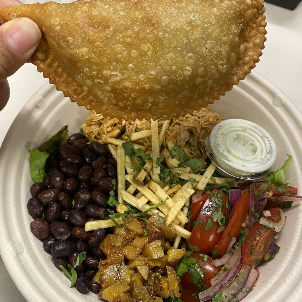 The Gnarly Cuban- La Ventanita - Bowl and beef empanada - Cuban Near Me - Orlando, Florida The Gnarly Cuban- La Ventanita - Bowl and beef empanada - Cuban Near Me - Orlando, Florida