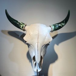 Tucson Mineral and Gem World - Embellished Skull