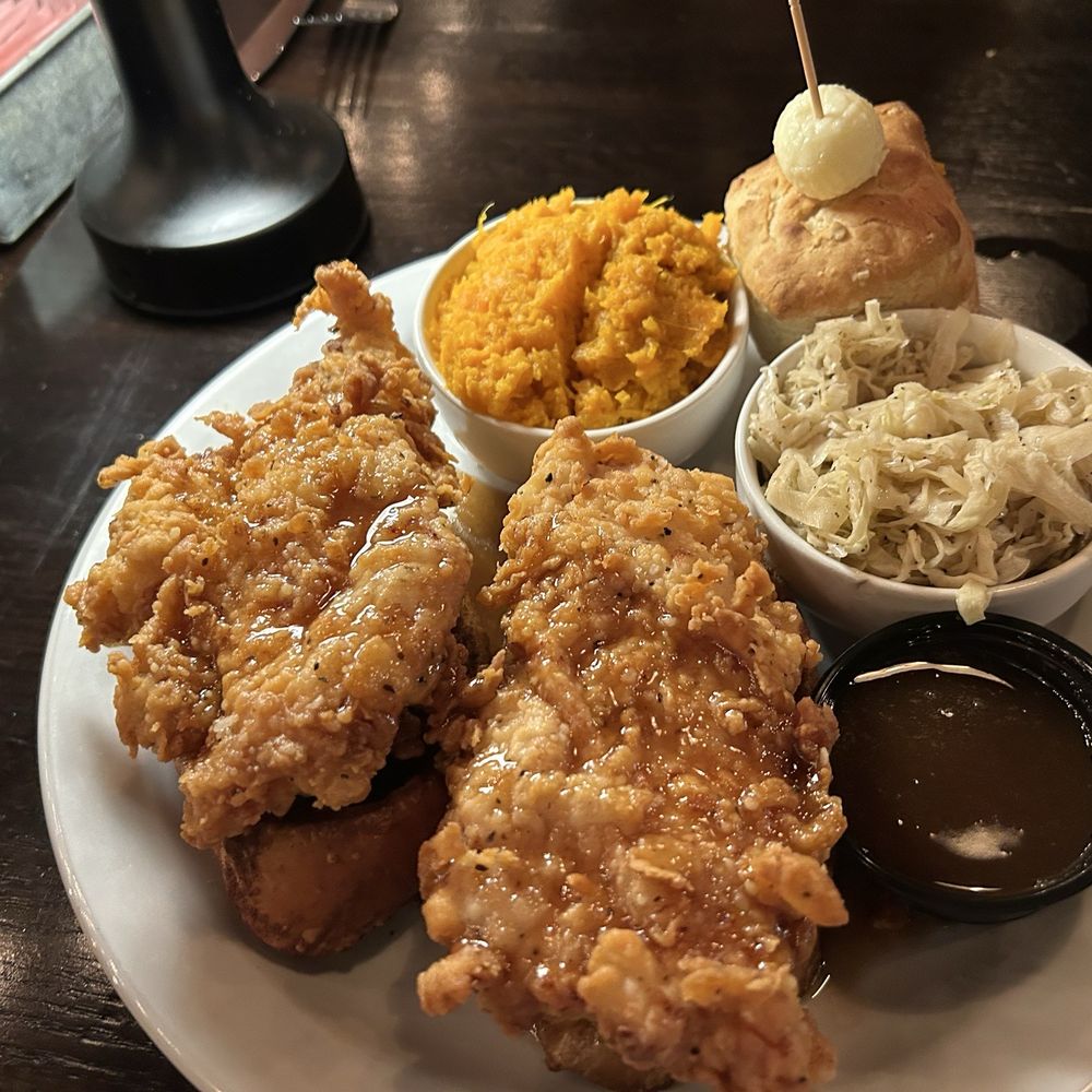 Fried Chicken & French Toast! Mmmmmm! Fried Chicken & French Toast! Mmmmmm!