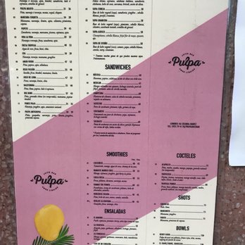 Pulpa - Juice Bars & Smoothies Near Me - Ciudad de México, DIF