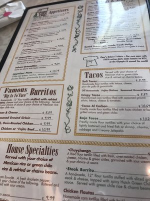 Menu photo 8 Chuy's Charlotte, NC