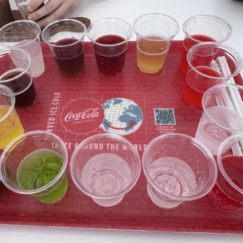 Coca Cola Store - International Beverage Flight - Fashion Near Me - Orlando, Florida