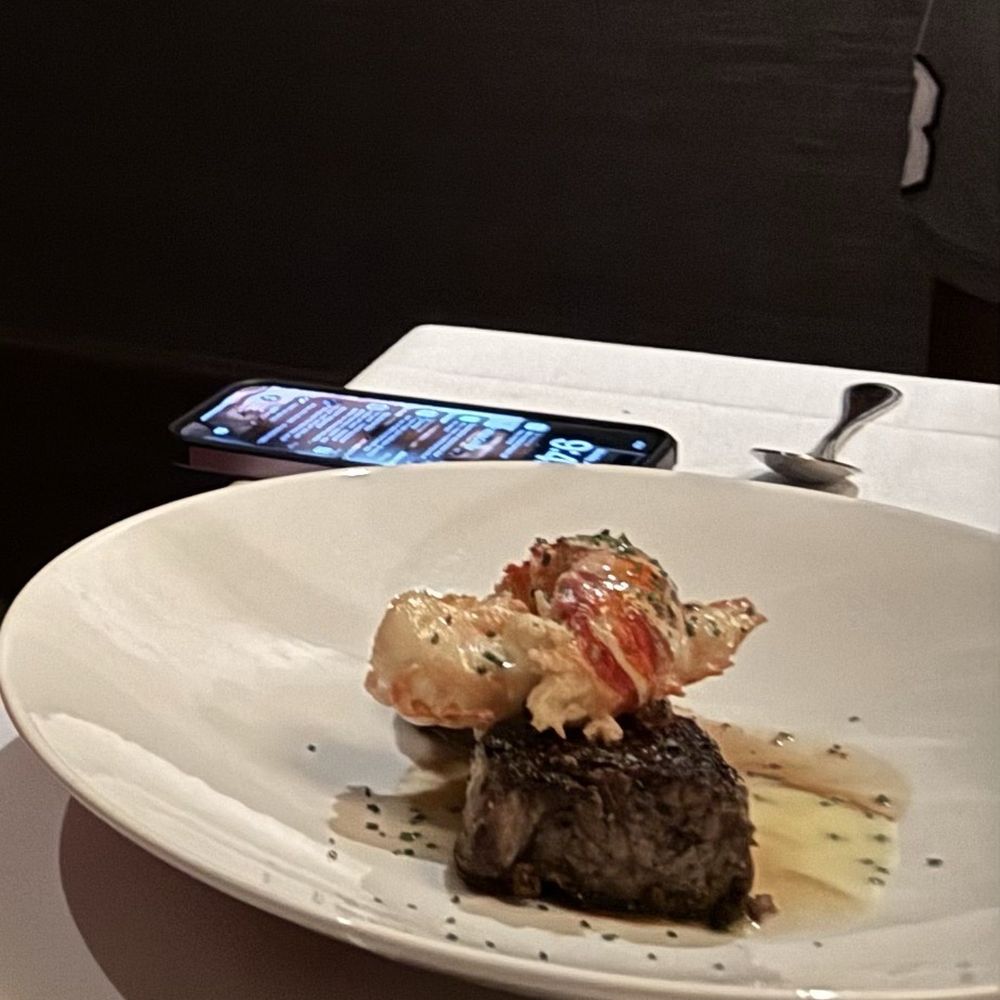 The Capital Grille - Seared Tenderloin with Butter Poached Lobster Tails - Steakhouses Near Me - Burbank, California The Capital Grille - Seared Tenderloin with Butter Poached Lobster Tails - Steakhouses Near Me - Burbank, California
