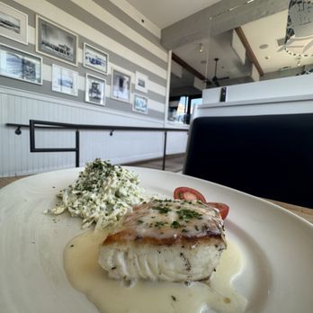 Coastal Kitchen - Halibut with Cole Slaw - New American Near Me - Dana Point, California