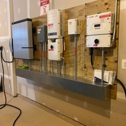 Green Brilliance - Solar with storage battery installed inside the garage - Odenton, MD