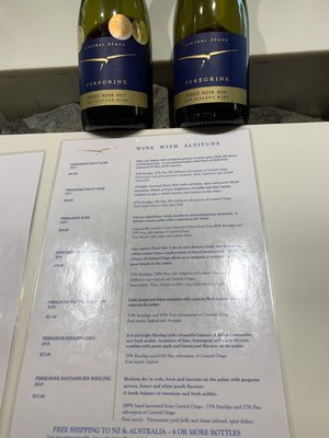 Peregrine Wines by null