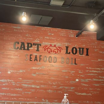 Cap't Loui - Wall logo - Seafood Near Me - Cupertino, California