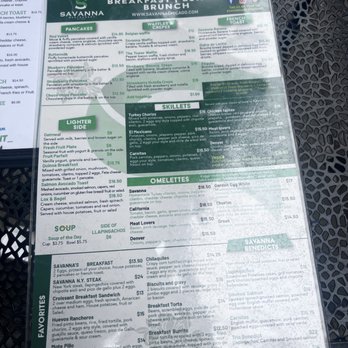 Savanna Restaurant - Menu - Breakfast & Brunch Near Me - Chicago, Illinois