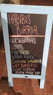 Menu photo 2 Habibis Birria San Leandro, CA