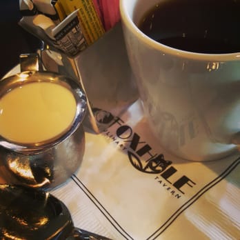 Foxhole Culinary Tavern - Coffee presentation. - New American Near Me - Austin, Texas Foxhole Culinary Tavern - Coffee presentation. - New American Near Me - Austin, Texas