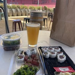 Ohana Seafood - Poke, ahi sushi, seaweed:) flush it with good brew