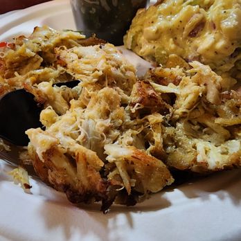 Faidley's Seafood - Crabcake picture in Webster's Dictionary - Seafood Markets Near Me - Baltimore, Maryland