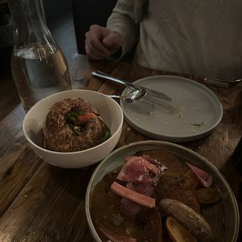 Sur Lie - Lobster popover, duck breast - New American Near Me - Portland, Maine