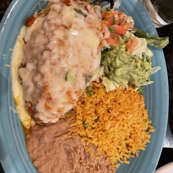 Grand Tequila Mexican Restaurant & Cantina - Chile Relleno beans rice - Mexican Near Me - San Antonio, Texas