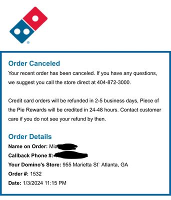 Domino's Pizza by null
