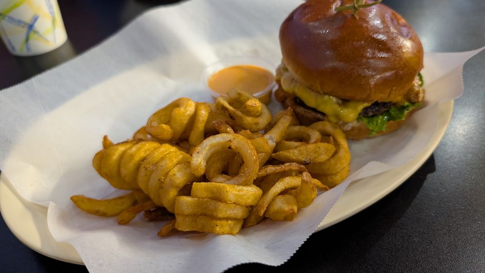 Food from Gaia Masala and Burger