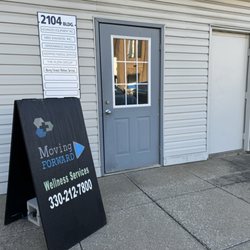 Moving Forward Wellness Center - This is the entry to the office. It faces one of the parking decks in downtown Cuyahoga Falls.