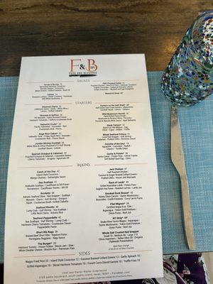 Menu photo 5 F&B South Padre Island, TX Menu photo 5 F&B South Padre Island, TX