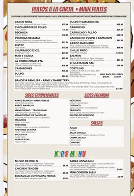 Menu photo 2 La Criolla Café & Bakery Winter Haven, FL Menu photo 2 La Criolla Café & Bakery Winter Haven, FL