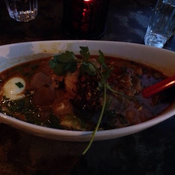 Nudi - Photo is a little dark but Lak Sa was spot on! - Asian Fusion Near Me - Portland, Oregon
