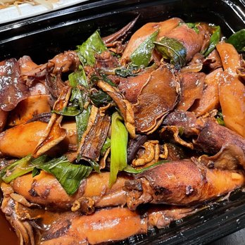 Ahgoo's Kitchen - 三杯小卷 squid - Chinese Near Me - Temple City, California Ahgoo's Kitchen - 三杯小卷 squid - Chinese Near Me - Temple City, California