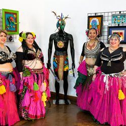 Mystical Goddess Belly Dance - Performance Troupe group photo October 2023.