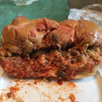 Anthony's Italian Specialties - The eggplant parm.  It was wrapped in plastic and turned into a pile of unappetizing mush.  I was so excited, then so disappointed. - Italian Near Me - Stoneham, Massachusetts