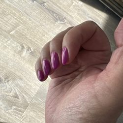 Vt Nails - Lumpy and right hand nails  not shiny