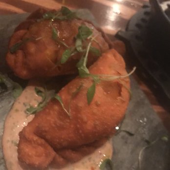 Sur Lie - Beef empanadas, what a crust!! - New American Near Me - Portland, Maine